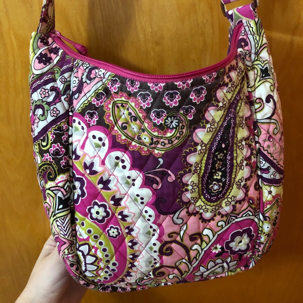 Vera Bradley Very Berry Paisley Crossbody - Picture 3 of 3